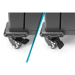 DIGITUS Charging trolley 16 charge bases 14inch black 384x550x375mm electr. lock incl. USB fan