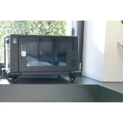 DIGITUS Charging trolley 16 charge bases 14inch black 384x550x375mm electr. lock incl. USB fan