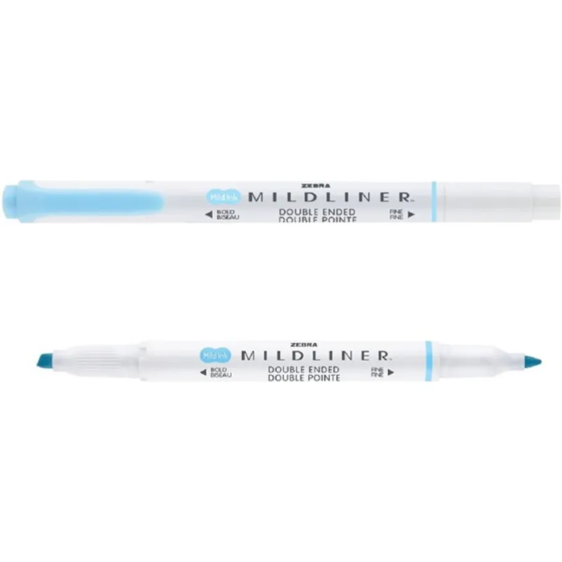 Zebra Mildliner Fluorescent kék kettős végű szövegkiemelő Zebra Mildliner Fluorescent kék kettős végű szövegkiemelő