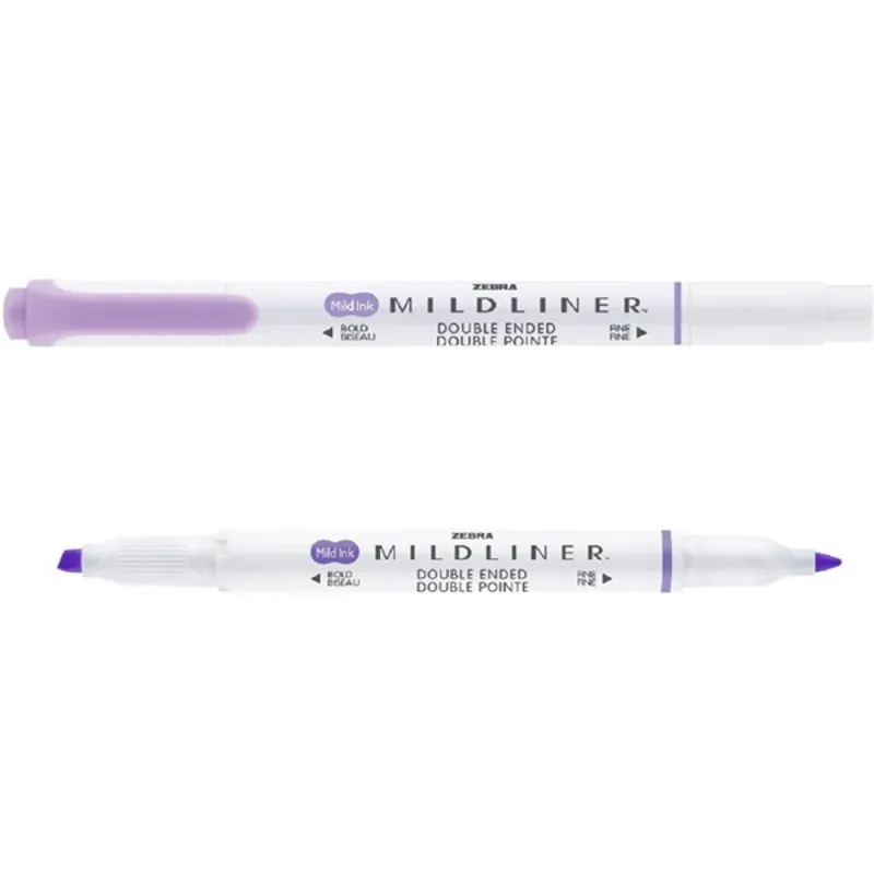 Zebra Mildliner Cool&Refined lila kettős végű szövegkiemelő Zebra Mildliner Cool&Refined lila kettős végű szövegkiemelő