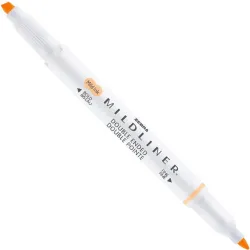 Zebra Mildliner Fluorescent narancssárga kettős végű szövegkiemelő