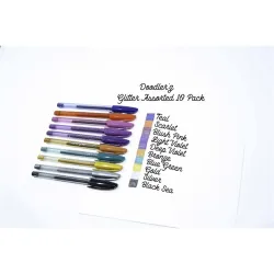 Zebra Doodlerz Glitter 10db-os zseléstoll készlet