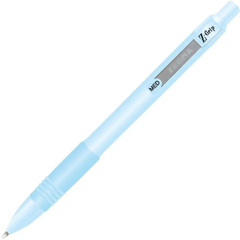 Zebra Z-Grip Pastel pasztell kék golyóstoll kék tintával Zebra Z-Grip Pastel pasztell kék golyóstoll kék tintával
