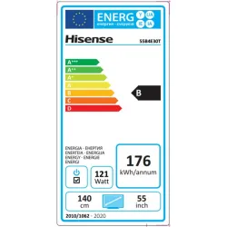 Hisense 55B4E30T Digital Signage 55" LED smart LFD monitor fekete