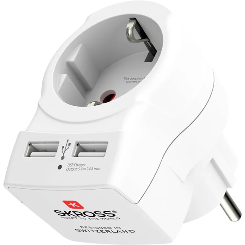 SKROSS EUTOEU-USB 2xUSB töltő adapter SKROSS EUTOEU-USB 2xUSB töltő adapter