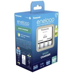 PANASONIC Eneloop Basic töltő + 4db 2000mAh AA elem