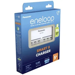 PANASONIC Eneloop töltő 8db AA/AAA elemhez