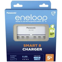 PANASONIC Eneloop töltő 8db AA/AAA elemhez