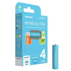 Panasonic Eneloop 550mAh AAA Ni-MH akkumulátor 4db/csomag