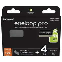 Panasonic Eneloop AA 2500mAh ceruza akku (4db/csomag) (BK3HCDEC4BE-N)
