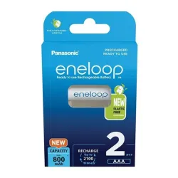 Panasonic Eneloop AAA 800mAh mikro ceruza akku (2db/csomag) (BK4MCDE-2BE)
