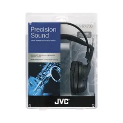 JVC HA-RX700 fejhallgató fekete (zárt rendszerű,50mm neodymium meghajtó)