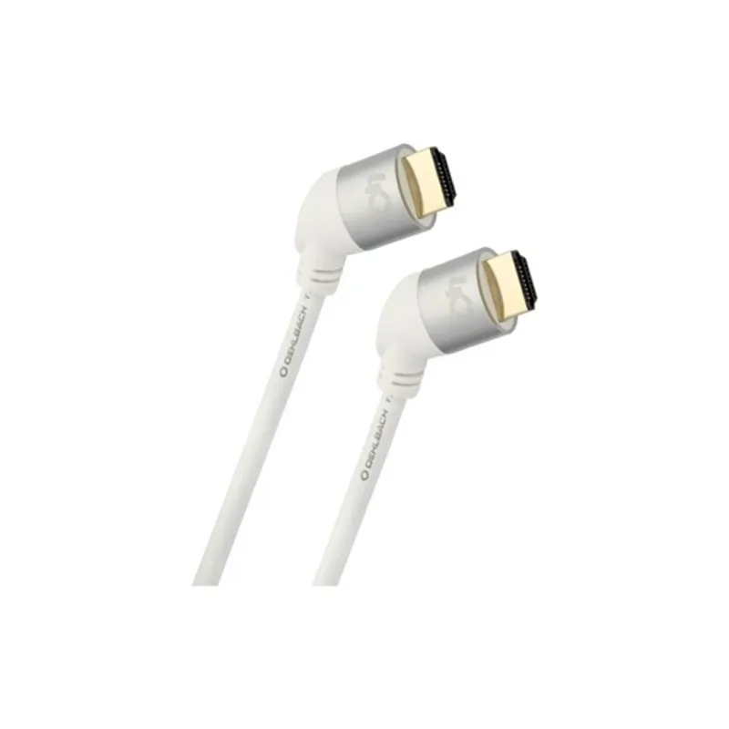Oehlbach 138 Easy Connect HS. 40 1,44m 4K High Speed fehér HDMI kábel ethernettel Oehlbach 138 Easy Connect HS. 40 1,44m 4K High Speed fehér HDMI kábel ethernettel