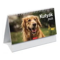 Kalendart 2025 T058 Kutyák álló asztali naptár
