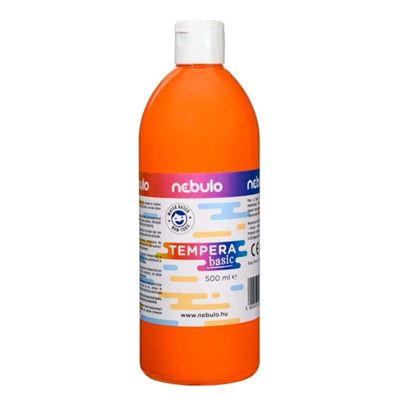 Nebulo folyékony állagú temperafesték 500ml narancssárga (NTF-500-NS) Nebulo folyékony állagú temperafesték 500ml narancssárga (NTF-500-NS)