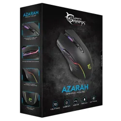 White Shark Azarah RGB Gaming Mouse Black