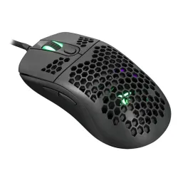 WHITE SHARK GM-5007B GALAHAD gamer egér, fekete, 6400 dpi
