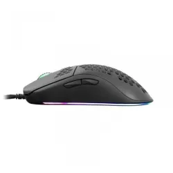 WHITE SHARK GM-5007B GALAHAD gamer egér, fekete, 6400 dpi