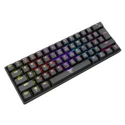 White Shark GK-2022B Shinobi Red Switches Mechanical 60% Gaming Keyboard Black HU