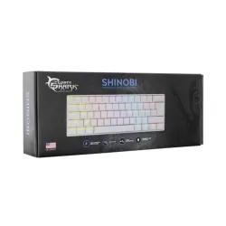 White Shark Shinobi Blue Switch Mechanical Keyboard White HU