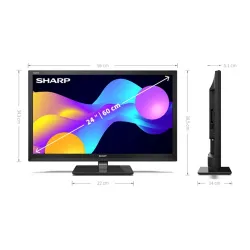 SHARP 24EE3E 24" HD Ready Smart