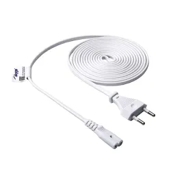 AKYGA Power Cable for Notebook AK-RD-07A Eight CCA CEE 7/16 / IEC C7 3.0m white