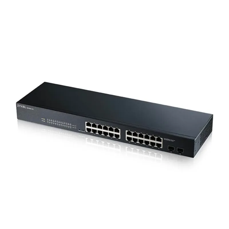 ZYXEL Switch 24x1000Mbps, Fémházas Menedzselhető (24 GbE port), GS1900-24E-EU0103F ZYXEL Switch 24x1000Mbps, Fémházas Menedzselhető (24 GbE port), GS1900-24E-EU0103F