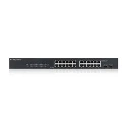 ZYXEL Switch 24x1000Mbps, Fémházas Menedzselhető (24 GbE port), GS1900-24E-EU0103F
