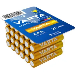 Varta LongLife AAA (R03) alkáli elem 24db BigBox