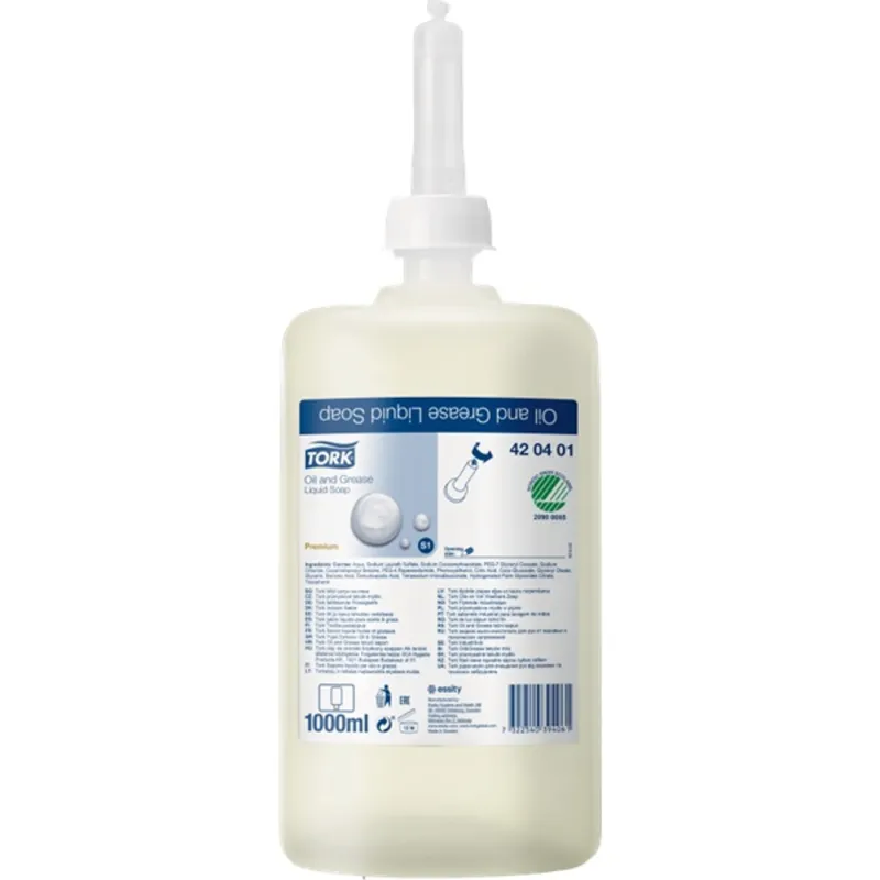 Tork Premium 420401 1L ipari folyékony szappan S1 rendszerhez Tork Premium 420401 1L ipari folyékony szappan S1 rendszerhez
