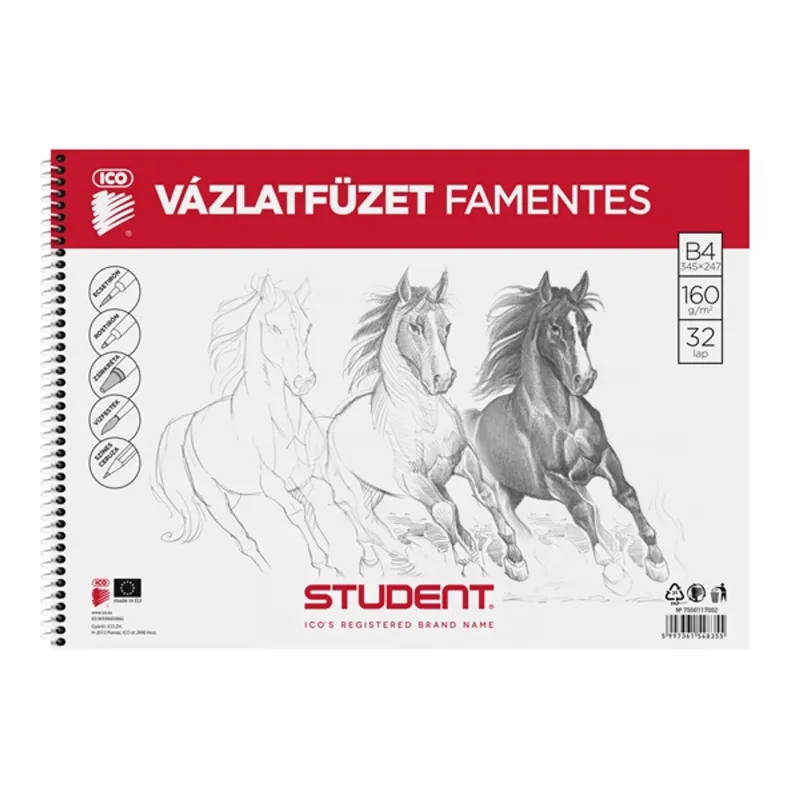 ICO Student B4 famentes vázlatfüzet ICO Student B4 famentes vázlatfüzet