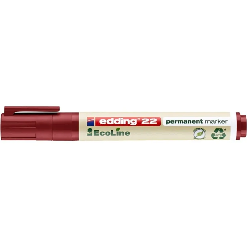 Edding 22 Ecoline piros permanent marker Edding 22 Ecoline piros permanent marker