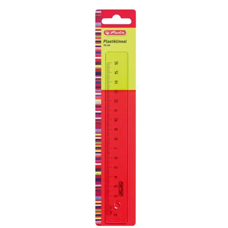 Herlitz műanyag 16 cm-es vonalzó Herlitz műanyag 16 cm-es vonalzó