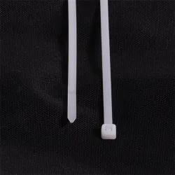 Iris Electric 100 db natúr 120x2,5mm kábelkötegelő, gyorskötöző, kötegelő