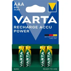 Varta AAA (R03) 800mAh NiMH akkumulátor 4db