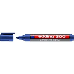 Permanent marker 1,5-3mm, kerek Edding 300 kék