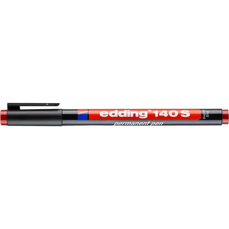 Permanent marker 0,3mm, 140S Edding piros Permanent marker 0,3mm, 140S Edding piros
