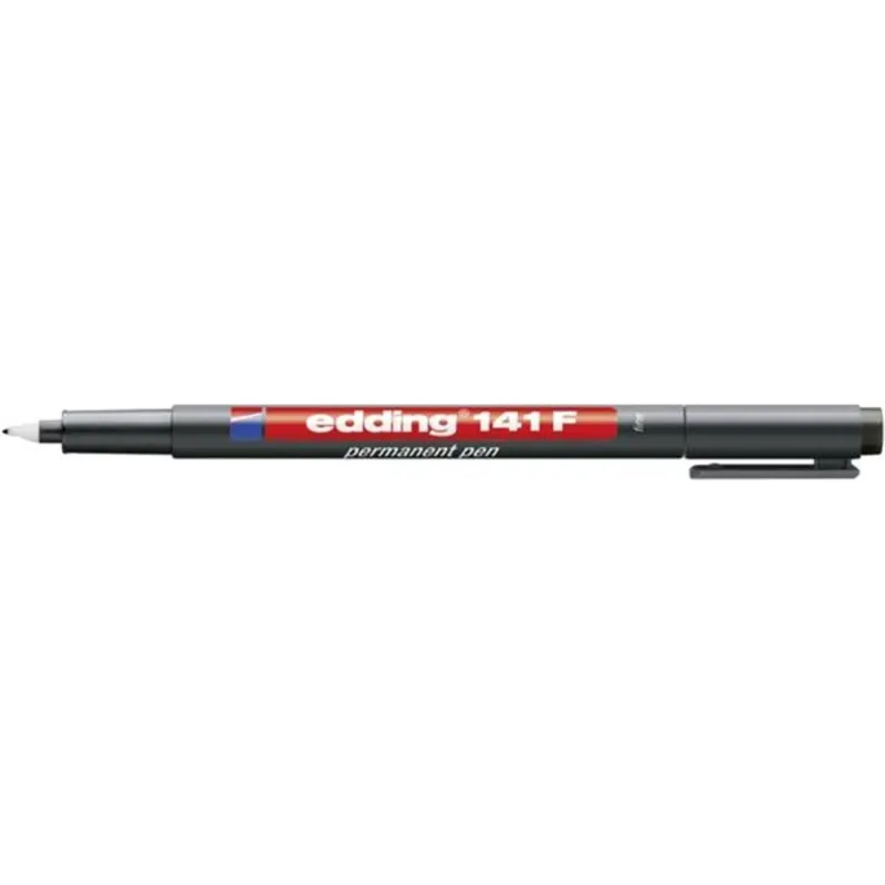 Edding 141 F OHP Permanent 0,6mm fekete marker Edding 141 F OHP Permanent 0,6mm fekete marker