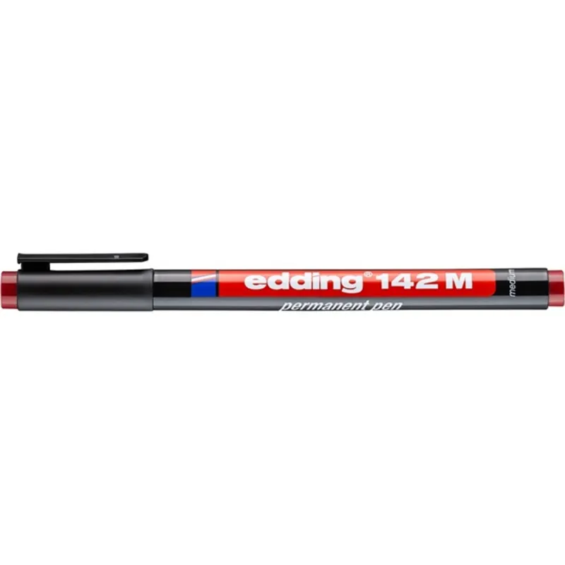 Edding 142 M OHP Permanent 1mm piros marker Edding 142 M OHP Permanent 1mm piros marker