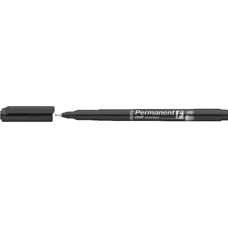 ICO Alkoholos marker, OHP, 0,5 mm, F, , fekete ICO Alkoholos marker, OHP, 0,5 mm, F, , fekete