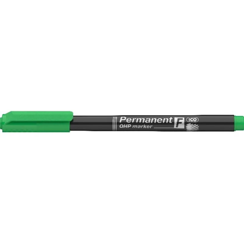 ICO Alkoholos marker, OHP, 0,5 mm, F, , zöld ICO Alkoholos marker, OHP, 0,5 mm, F, , zöld