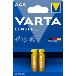 VARTA Longlife AAA (LR03) alkáli mikro ceruza elem 2db/bliszter