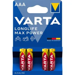 Varta MaxTech Alkáli elem AAA/LR3 1.5 V (4db/csomag)  (4703101404)