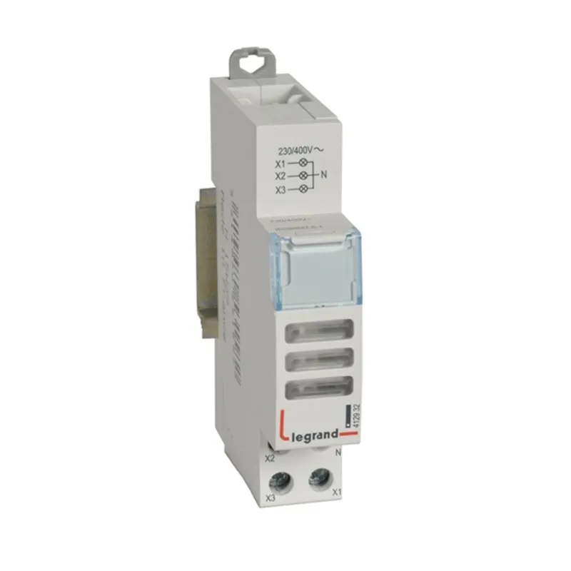 Legrand 412932 CX3 tripla LED fehér 230/400V moduláris jelzőlámp Legrand 412932 CX3 tripla LED fehér 230/400V moduláris jelzőlámp
