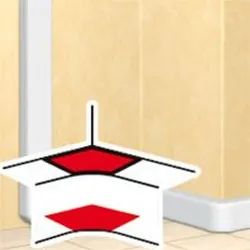Legrand DLP belső könyök 50 mm mély csatornához
