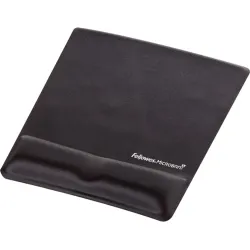 FELLOWES 9181201 Fellowes - FABRIC - mouse and wrist pad Health-V, black