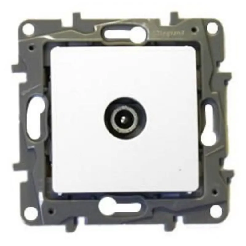 Legrand 764555 Niloé fehér TV csatlakozóaljzat végzáró 10dB Legrand 764555 Niloé fehér TV csatlakozóaljzat végzáró 10dB