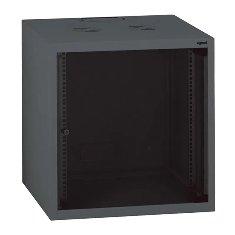 Legrand Rackszekrény - 19" fali kivitel (12U, 626x600x600, antracit, egyrekeszes, üvegajtós, készre szerelt, max: 36 kg) Legrand Rackszekrény - 19" fali kivitel (12U, 626x600x600, antracit, egyrekeszes, üvegajtós, készre szerelt, max: 36 kg)