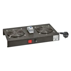 LEGRAND tetőventilátor+termosztát készlet 2 ventilátoros fali szekrényhez 160m3/óra Linkeo