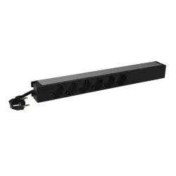 Legrand 646806 6db villásdugó CEE 7/3 (EU) rack elosztó PDU 3m fekete